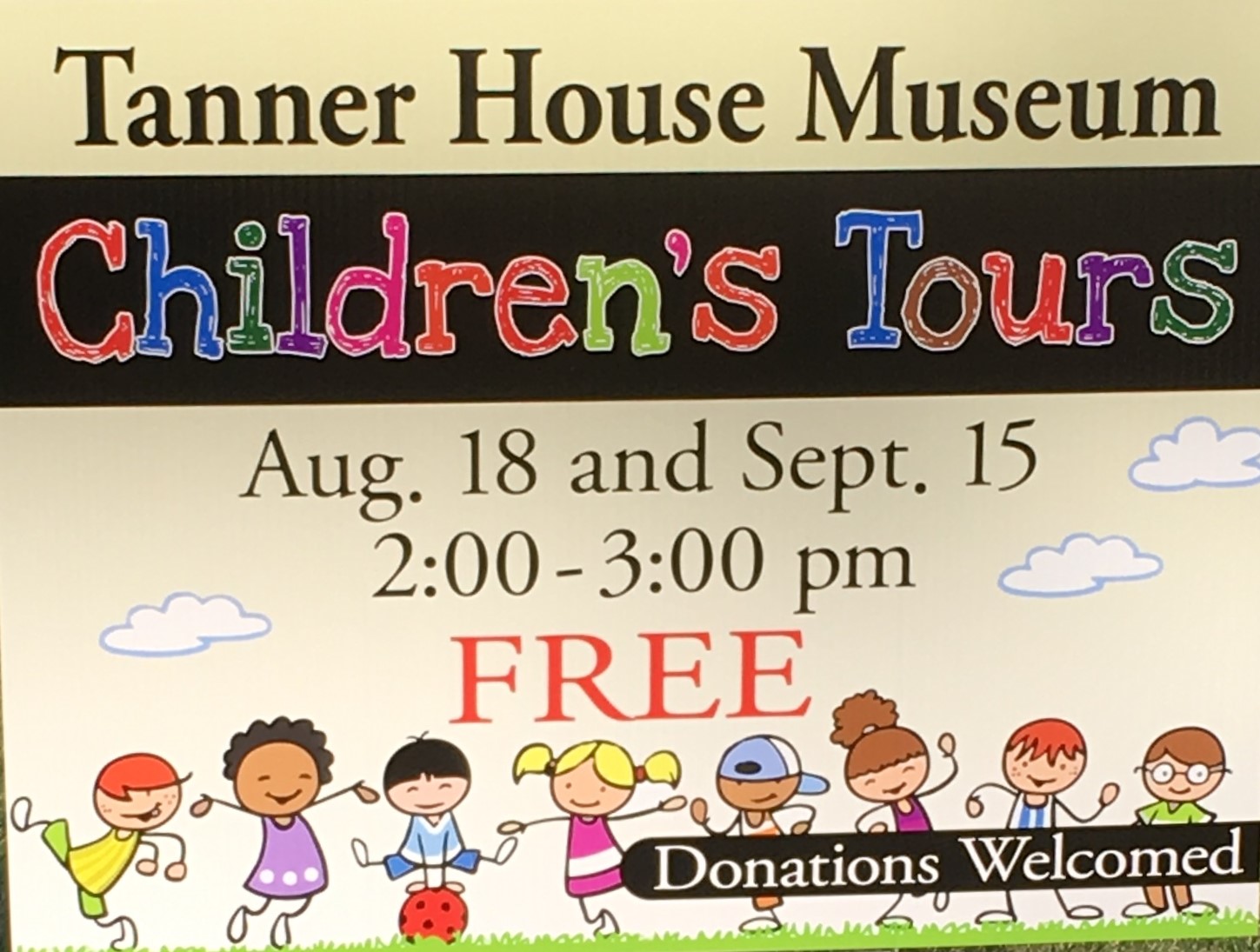 Focus on children at new Tanner House Museum tours