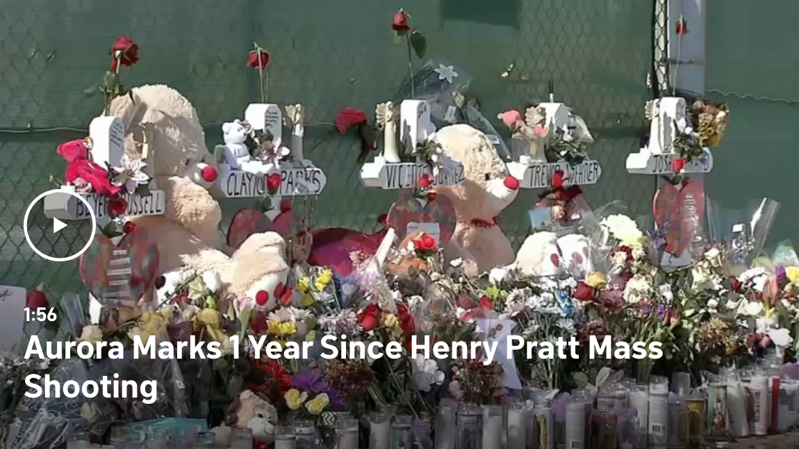 NBC 5 Chicago: Aurora Marks 1 Year Since Henry Pratt Mass Shooting