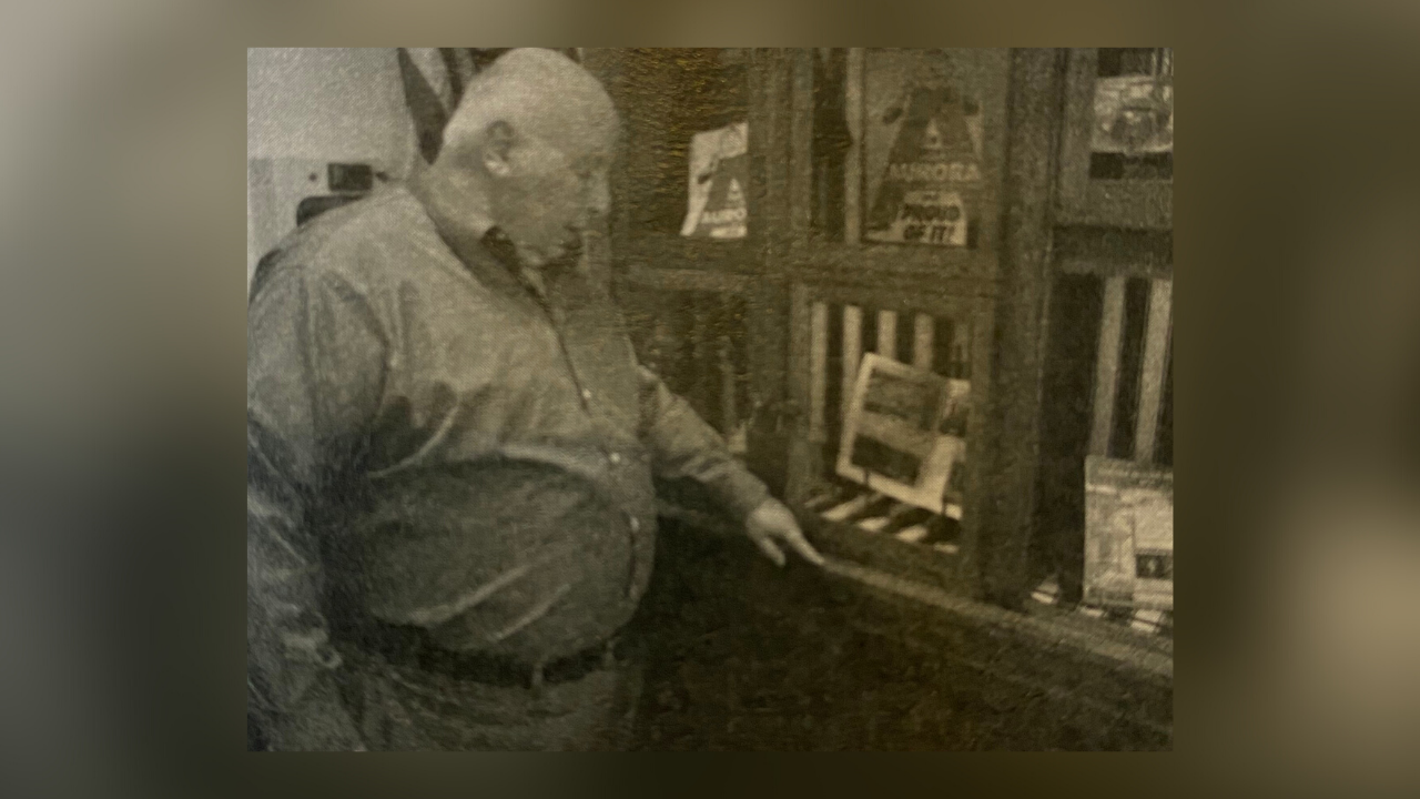 From the Archives: Bill Wulff presents display case