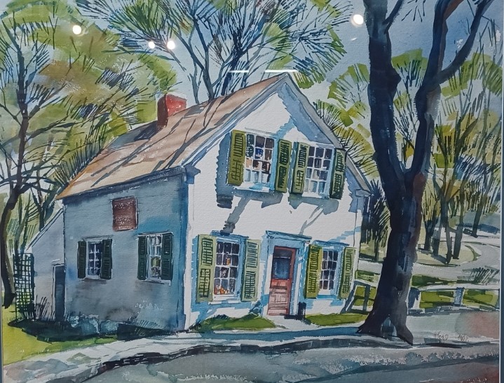 Painting of the Week: Colonial Cottage (1950s)