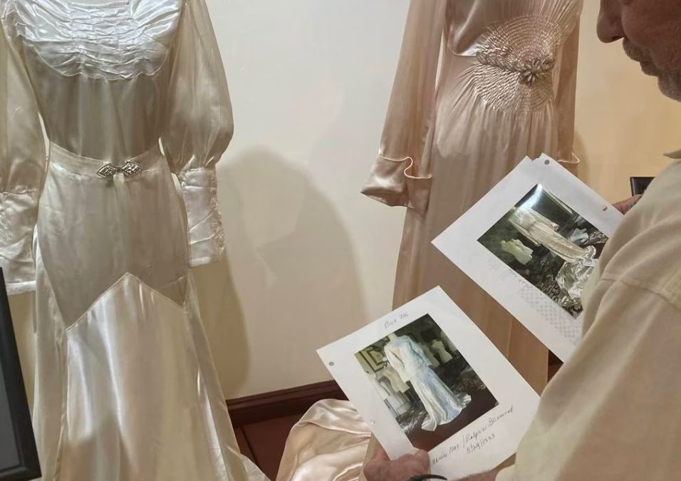Column: Aurora exhibit on wedding dresses offers a walk down the aisle of history