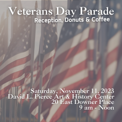 Veterans Day Parade, Reception, Donuts & Coffee