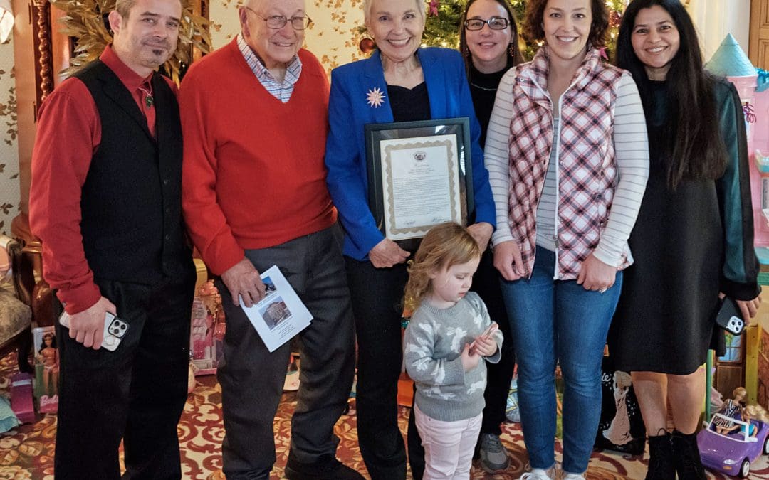 Mary Clark Ormond Honored with Aurora Historical Society Lifetime Achievement Award